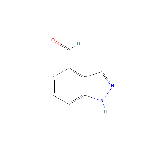 669050-70-8 1H-INDAZOLE-4-CARBALDEHYDE chemical structure