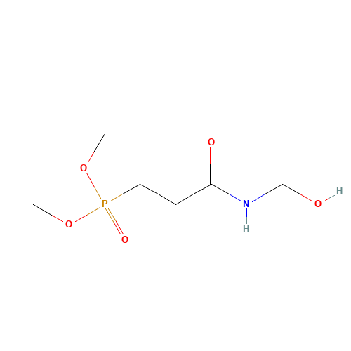 20120-33-6 3-(Dimethylphosphono)-N-methylolpropionamide chemical structure