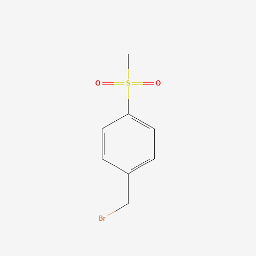 53606-06-7 1-(BROMOMETHYL)-4-(METHYLSULFONYL)BENZENE chemical structure