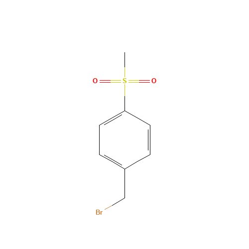 53606-06-7 1-(BROMOMETHYL)-4-(METHYLSULFONYL)BENZENE chemical structure
