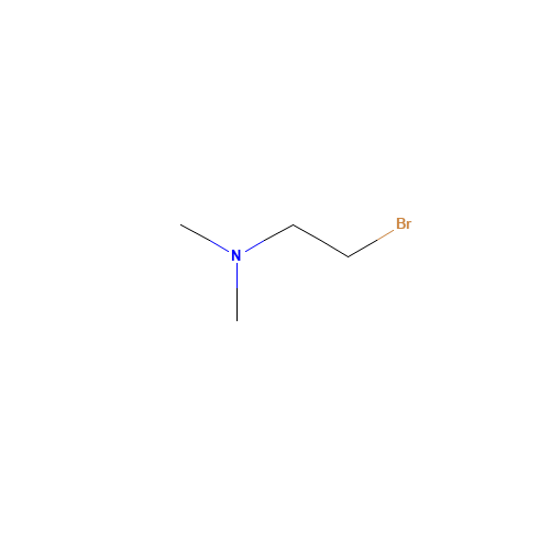 5459-68-7 2-bromoethyldimethylamine chemical structure
