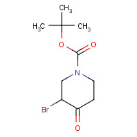 188869-05-8 3-BROMO-4-OXO-PIPERIDINE-1-CARBOXYLIC ACID TERT-BUTYL ESTER chemical structure