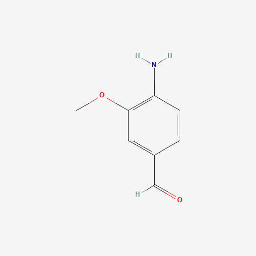90151-40-9 Benzaldehyde,4-amino-3-methoxy-(9CI) chemical structure