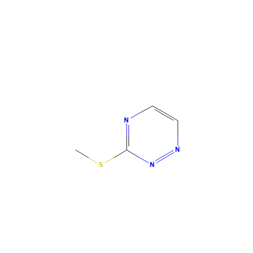 28735-21-9 3-Methylthio-1,2,4-triazine chemical structure