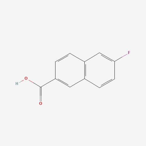 5043-01-6 6-FLUORO-2-NAPHTHOIC ACID chemical structure