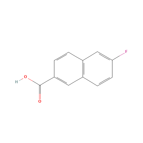5043-01-6 6-FLUORO-2-NAPHTHOIC ACID chemical structure