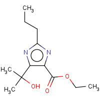 144689-93-0 Ethyl 4-(1-hydroxy-1-methylethyl)-2-propyl-imidazole-5-carboxylate chemical structure