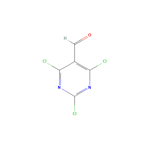 50270-27-4 2,4,6-TRICHLORO-PYRIMIDINE-5-CARBALDEHYDE chemical structure