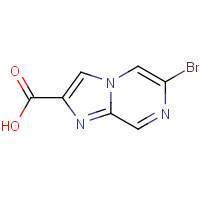 1000018-56-3 6-Bromoimidazo[1,2-a]pyrazine-2-carboxylic acid chemical structure