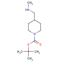138022-02-3 4-[(METHYLAMINO)METHYL]PIPERIDINE-1-CARBOXYLIC ACID TERT-BUTYL ESTER chemical structure