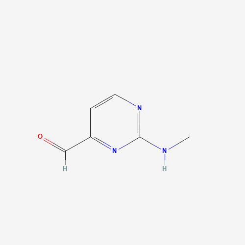 180869-39-0 4-Pyrimidinecarboxaldehyde,2-(methylamino)-(9CI) chemical structure