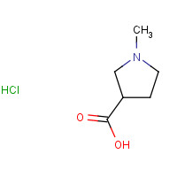 412281-11-9 1-METHYL-PYRROLIDINE-3-CARBOXYLIC ACID HYDROCHLORIDE chemical structure