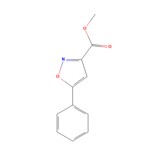 51677-09-9 5-PHENYL-ISOXAZOLE-3-CARBOXYLIC ACID METHYL ESTER chemical structure