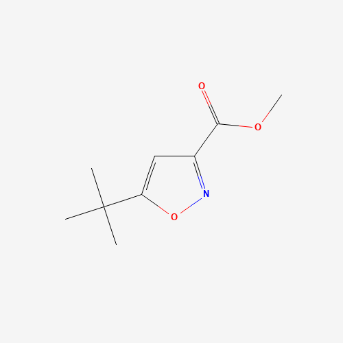 517870-22-3 5-TERT-BUTYL-ISOXAZOLE-3-CARBOXYLIC ACID METHYL ESTER chemical structure