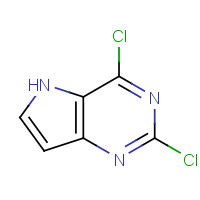 63200-54-4 2,4-DICHLORO-5H-PYRROLO[3,2-D]PYRIMIDINE chemical structure