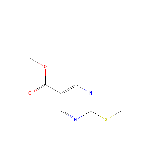 73781-88-1 2-(Methylthio)-5-pyrimidinecarboxylic acid ethyl ester chemical structure