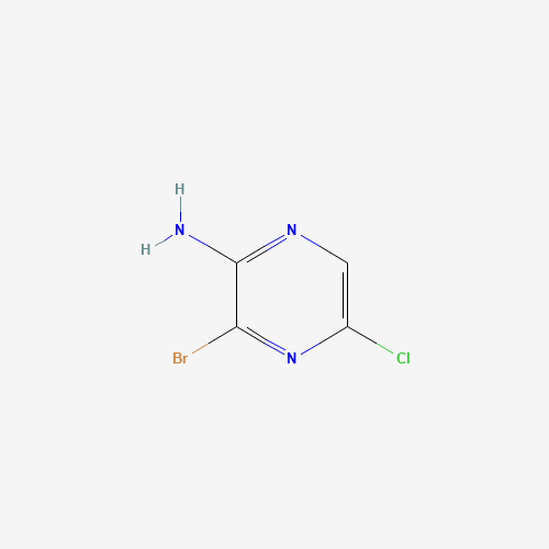 76537-18-3 2-AMINO-3-BROMO-5-CHLOROPYRAZINE chemical structure