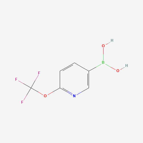 1008140-70-2 [6-(TRIFLUOROMETHOXY)PYRIDIN-3-YL]BORONIC ACID chemical structure
