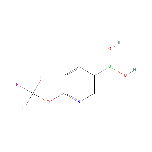 1008140-70-2 [6-(TRIFLUOROMETHOXY)PYRIDIN-3-YL]BORONIC ACID chemical structure