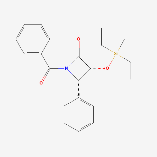 149249-91-2 (3R,4S)-1-Benzoyl-4-phenyl-3-[(triethylsilyl)oxy]-2-azetidinone chemical structure
