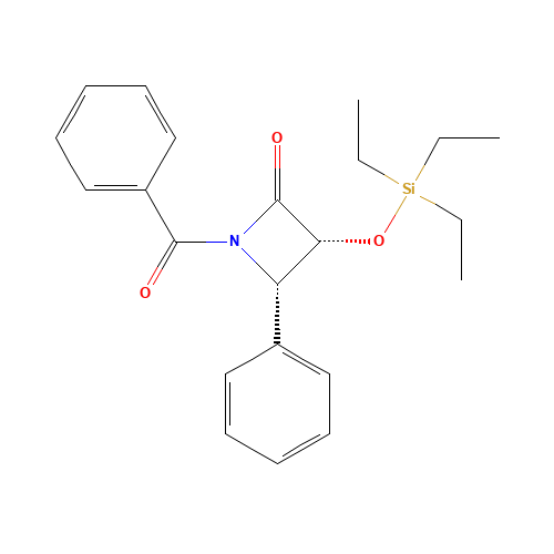 149249-91-2 (3R,4S)-1-Benzoyl-4-phenyl-3-[(triethylsilyl)oxy]-2-azetidinone chemical structure
