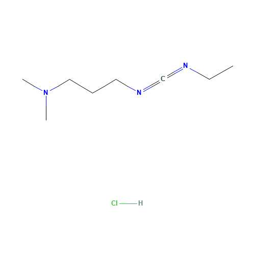 7084-11-9 N-(3-DIMETHYLAMINOPROPYL)-N'-ETHYLCARBODIIMIDE HYDROCHLORIDE chemical structure