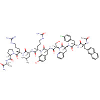 120287-85-6 Cetrorelix acetate chemical structure