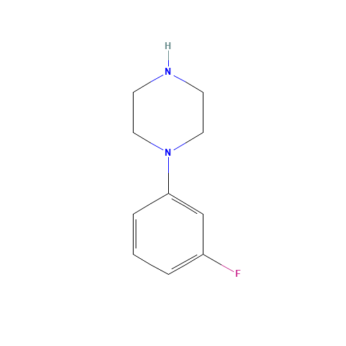 3801-89-6 1-(3-FLUOROPHENYL)PIPERAZINE chemical structure