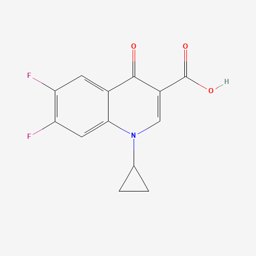93107-30-3 1-CYCLOPROPYL-6,7-DIFLUORO-1,4-DIHYDRO-4-OXOQUINOLINE-3-CARBOXYLIC ACID chemical structure
