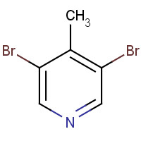 3430-23-7 3,5-Dibromo-4-methylpyridine chemical structure