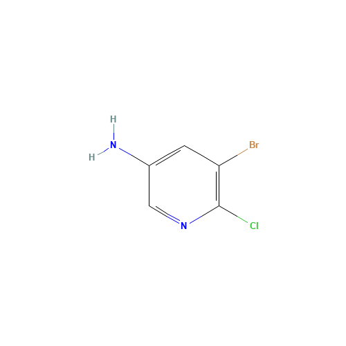 130284-53-6 2-Chloro-3-bromo-5-aminopyridine chemical structure