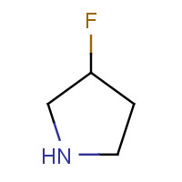 116574-74-4 (S)-3-FLUORO-PYRROLIDINE chemical structure