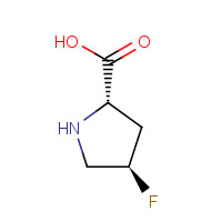 2507-61-1 (2S,4R)-4-FLUORO-PYRROLIDINE-2-CARBOXYLIC ACID chemical structure