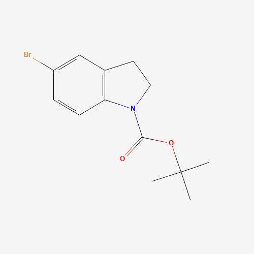 261732-38-1 tert-butyl 5-bromoindoline-1-carboxylate chemical structure