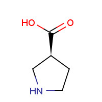 72580-53-1 (3S)-3-Pyrrolidinecarboxylic acid chemical structure