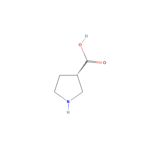 72580-53-1 (3S)-3-Pyrrolidinecarboxylic acid chemical structure