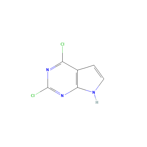 90213-66-4 2,4-DICHLORO-7H-PYRROLO2,3-DPYRIMIDINE chemical structure