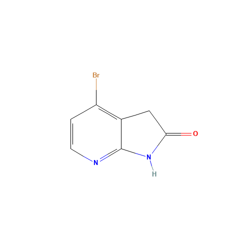 1086064-49-4 4-Bromo-1H-pyrrolo[2,3-b]pyridin-2(3H)-one chemical structure