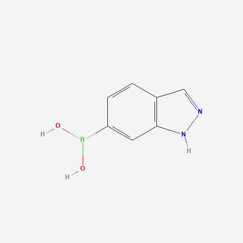 885068-10-0 6-INDAZOLYBORONIC ACID chemical structure