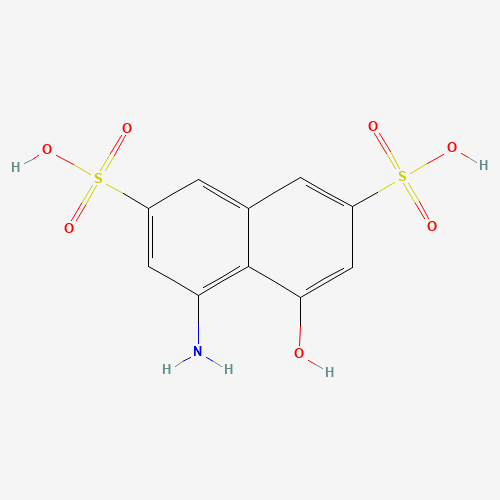 90-20-0 1-Amino-8-hydroxynaphthalene-3,6-disulphonic acid chemical structure
