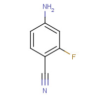 53312-80-4 4-AMINO-2-FLUOROBENZONITRILE chemical structure