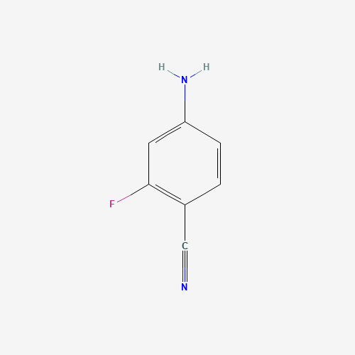 53312-80-4 4-AMINO-2-FLUOROBENZONITRILE chemical structure