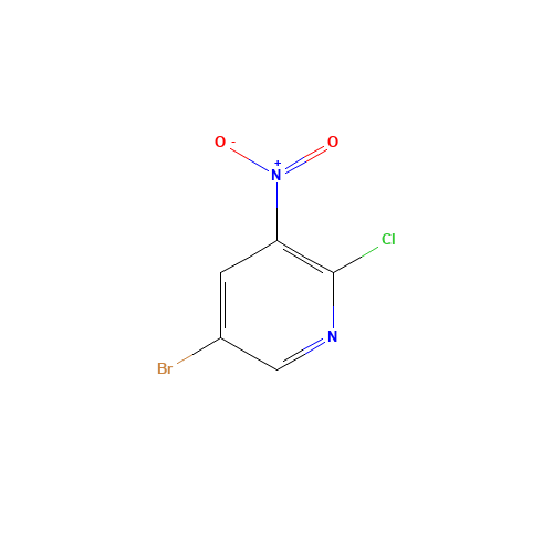 67443-38-3 5-Bromo-2-chloro-3-nitropyridine chemical structure
