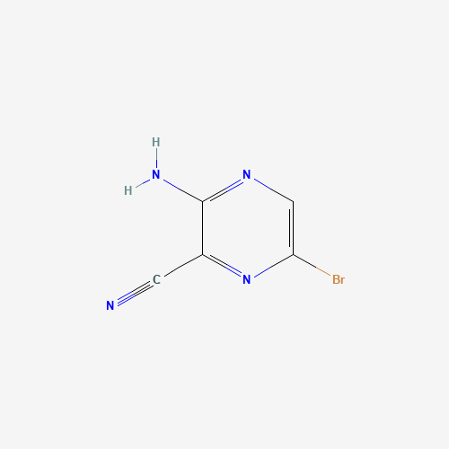 17231-51-5 3-AMINO-6-BROMOPYRAZINE-2-CARBONITRILE chemical structure