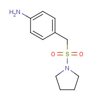334981-10-1 1-[[(4-Aminophenyl)methyl]sulfonyl]-pyrrolidine chemical structure