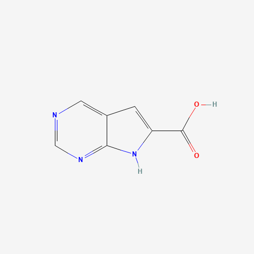 1016241-64-7 7H-pyrrolo[2,3-d]pyrimidine-6-carboxylic acid chemical structure