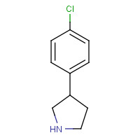120418-62-4 3-(4-CHLOROPHENYL)PYRROLIDINE chemical structure