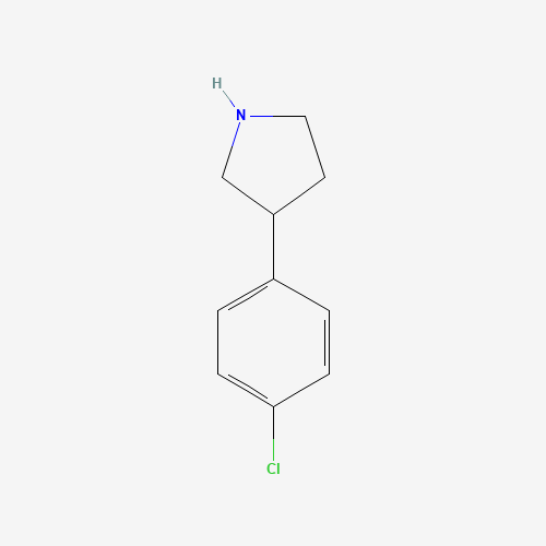120418-62-4 3-(4-CHLOROPHENYL)PYRROLIDINE chemical structure