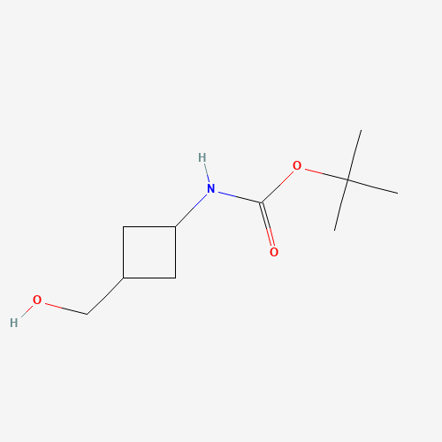 142733-64-0 TERT-BUTYL CIS-3-HYDROXYMETHYLCYCLOBUTYLCARBAMATE chemical structure