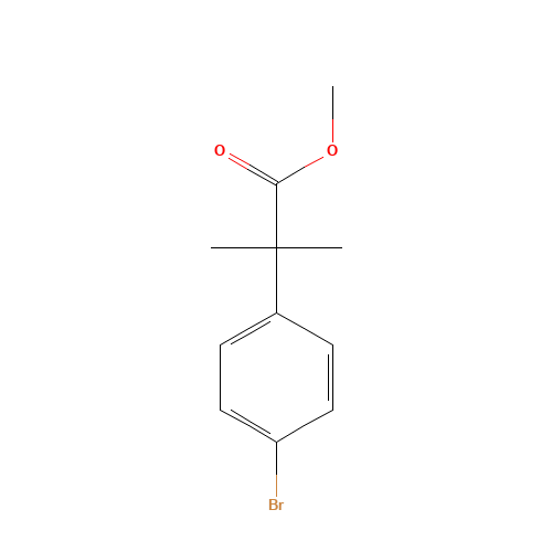 154825-97-5 METHYL 2-(4-BROMOPHENYL)-2,2-DIMETHYLACETATE chemical structure